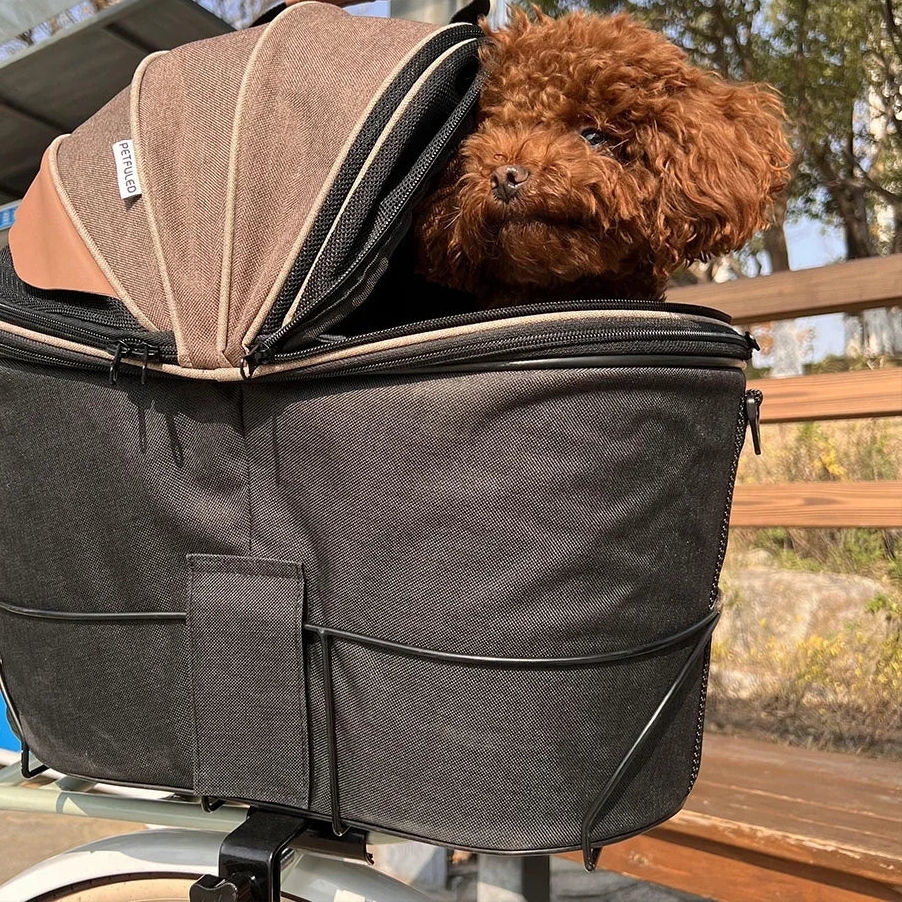 Panier vélo arrière - Transport animaux