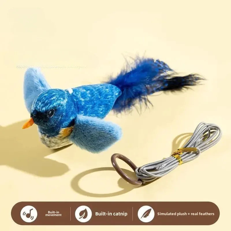 Oiseau avec cordelette