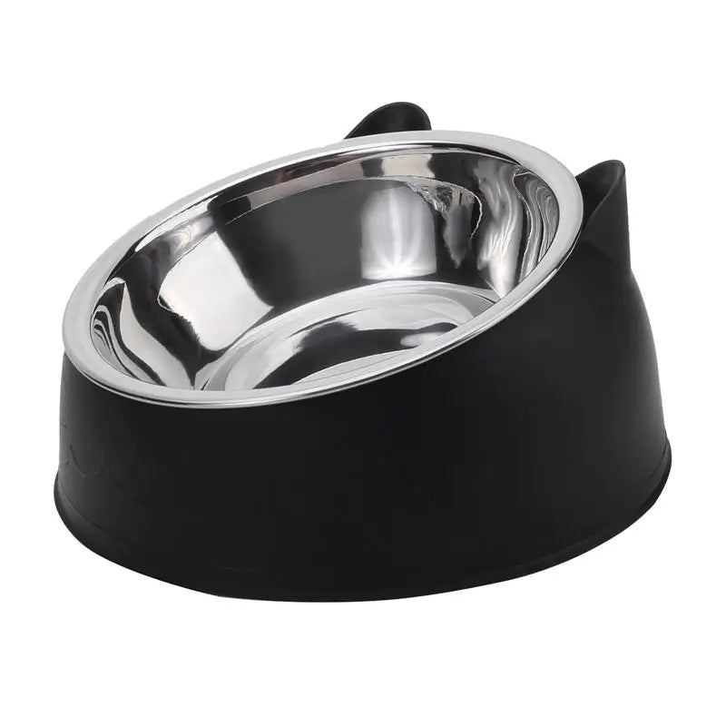 Gamelle surélevée inox pour chat