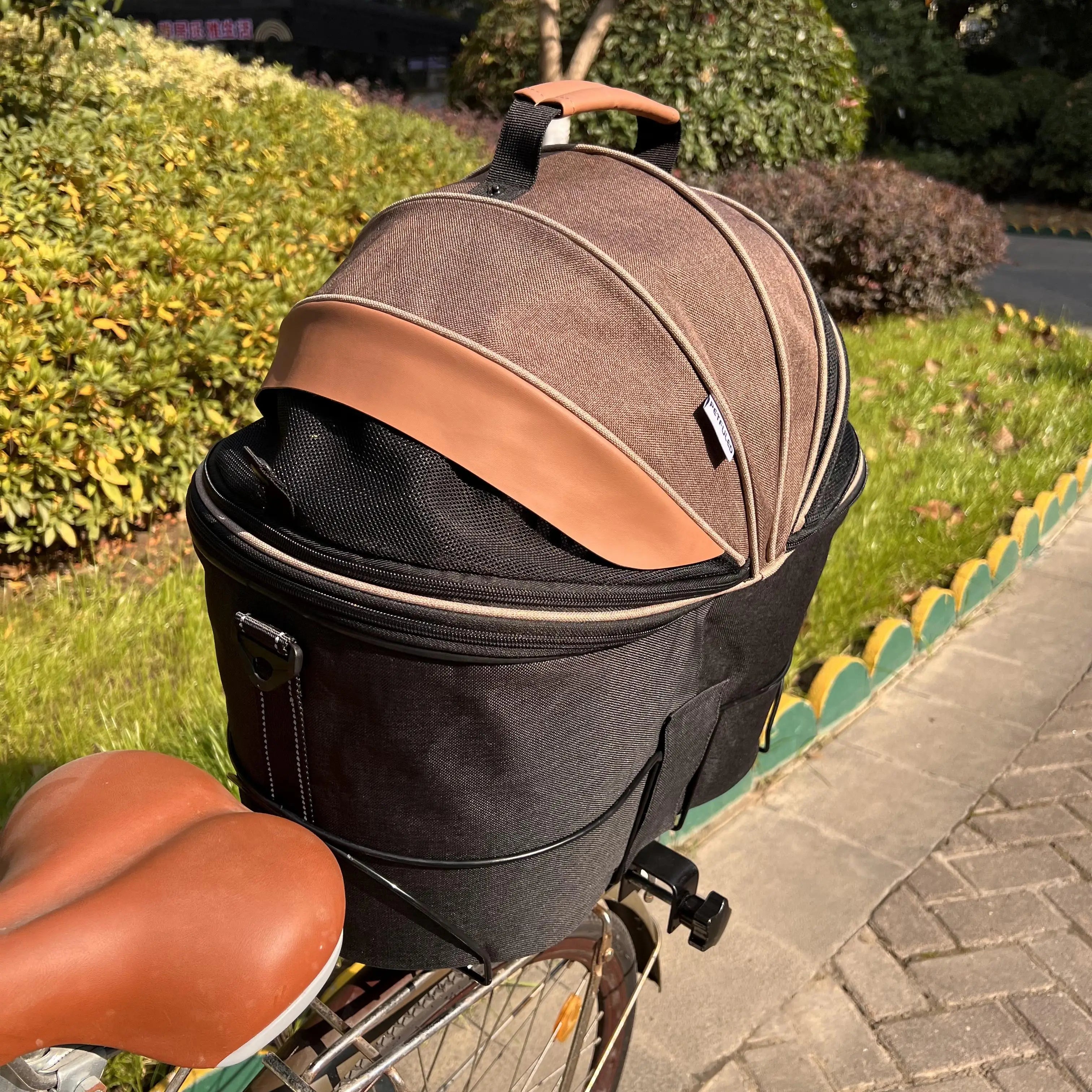 Panier vélo arrière - Transport animaux
