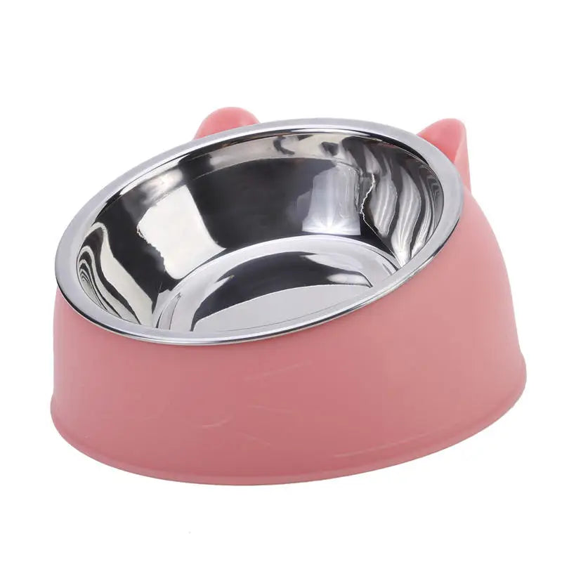 Gamelle surélevée inox pour chat