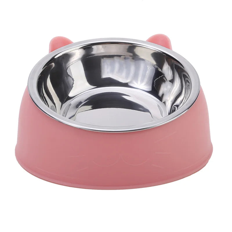Gamelle surélevée inox pour chat
