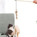 Canne à pêche pour chat