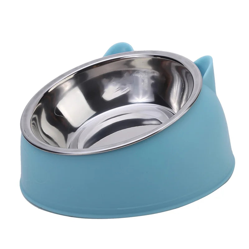 Gamelle surélevée inox pour chat