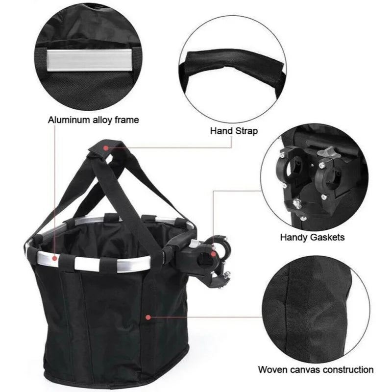 Panier avant pour vélo - Chiens et chats